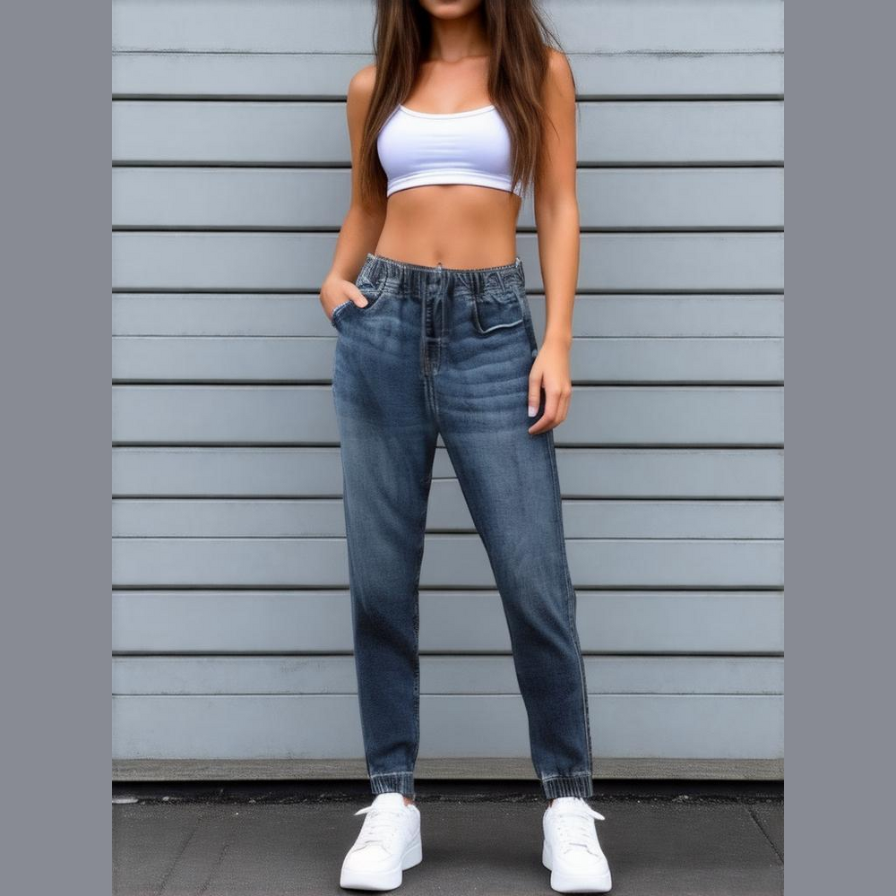 Hollister California Casual Skinny Jogger Advanced Stretch Blue Jeans Pants